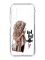 Прозорий чохол на Samsung Galaxy A34 5G/A346 :: Дівчина з кавою (принт 114)