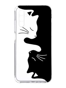 Прозорий чохол на Samsung Galaxy A34 5G/A346 :: Котики (принт 118)