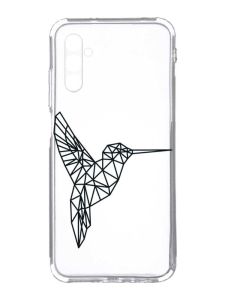Прозорий чохол на Samsung Galaxy A34 5G/A346 :: Колібрі (принт 122)