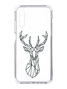 Прозорий чохол на Samsung Galaxy A34 5G/A346 :: Олень (принт 128)