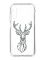 Прозорий чохол на Samsung Galaxy A34 5G/A346 :: Олень (принт 128)