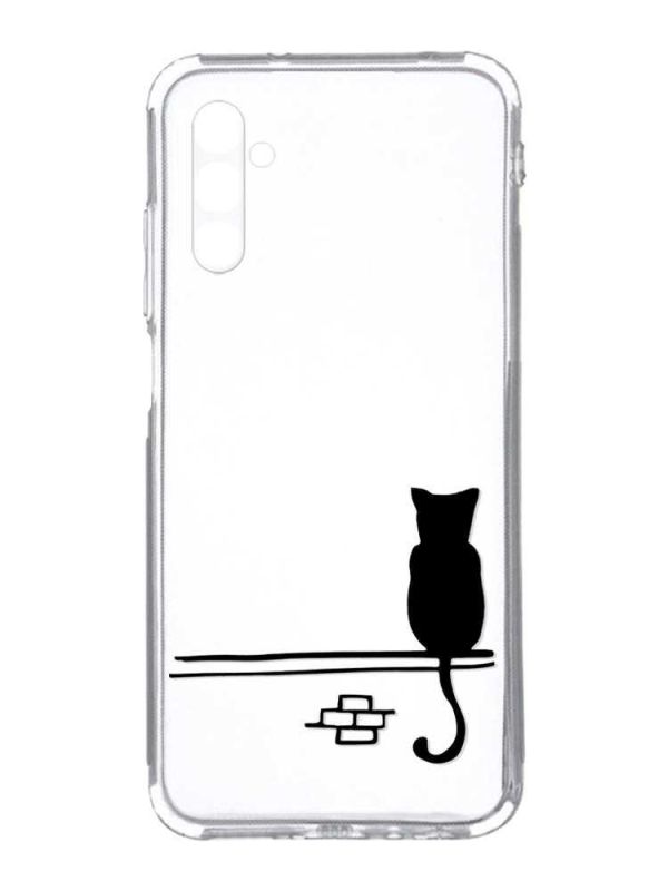 Прозорий чохол на Samsung Galaxy A34 5G/A346 :: Кіт (принт 130)