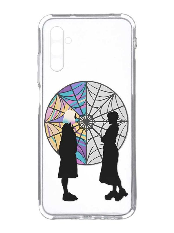 Прозорий чохол на Samsung Galaxy A34 5G/A346 :: Силуети. Венздей (принт 210)