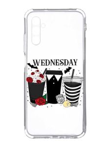 Прозорий чохол на Samsung Galaxy A34 5G/A346 :: Коктейлі. Венздей (принт 216)