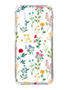 Прозорий чохол на Samsung Galaxy A34 5G/A346 :: Квітковий фон (принт 269)