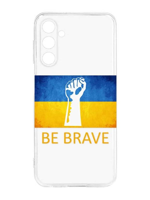 Прозорий силіконовий чохол на Samsung Galaxy M14 :: Мужність Україна (принт 42)