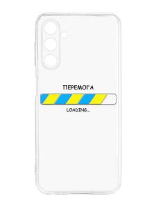 Прозорий силіконовий чохол на Samsung Galaxy M14 :: Перемога Завантаження (патріотичний принт 88)