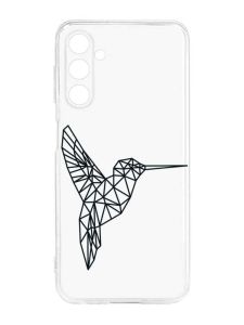 Прозорий силіконовий чохол на Samsung Galaxy M14 :: Колібрі (принт 122)