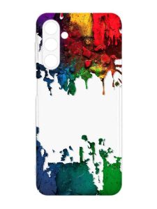 Прозорий силіконовий чохол на Samsung Galaxy M14 :: Фарби (принт 249)