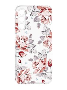 Прозорий силіконовий чохол на Samsung Galaxy M14 :: Фон Троянди (принт 273)