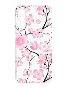 Прозорий силіконовий чохол на Samsung Galaxy M14 :: Квітуча сакура (принт 282)