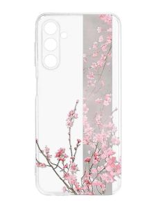 Прозорий силіконовий чохол на Samsung Galaxy M14 :: Сакура у цвіті (принт 286)