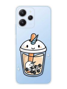 Прозорий чохол на Xiaomi Redmi 12 :: Коктейль Єдиноріг (принт 96)