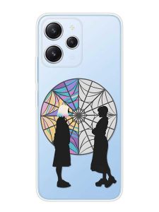 Прозорий чохол на Xiaomi Redmi 12 :: Силуети. Венздей (принт 210)