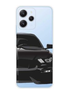 Прозорий чохол на Xiaomi Redmi 12 :: Авто чорне (принт 232)