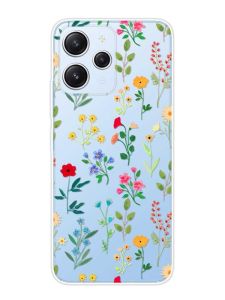 Прозорий чохол на Xiaomi Redmi 12 :: Квітковий фон (принт 269)