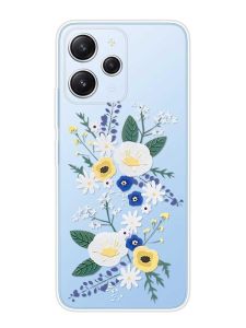 Прозорий чохол на Xiaomi Redmi 12 :: Квіти. Акварель (принт 271)