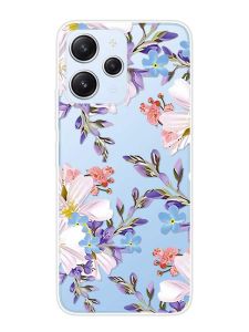 Прозорий чохол на Xiaomi Redmi 12 :: Квітковий малюнок (принт 272)