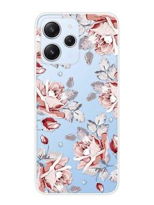 Прозорий чохол на Xiaomi Redmi 12 :: Фон Троянди (принт 273)