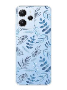 Прозорий чохол на Xiaomi Redmi 12 :: Рослинний фон (принт 276)