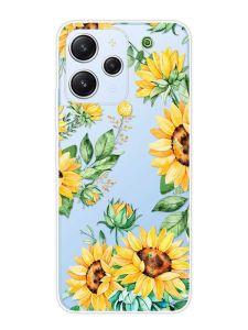 Прозорий чохол на Xiaomi Redmi 12 :: Соняхи (принт 288)