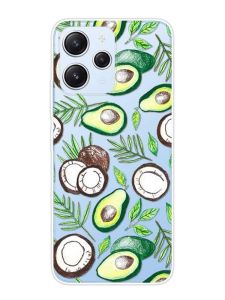 Прозорий чохол на Xiaomi Redmi 12 :: Авокадо і кокос (принт 303)