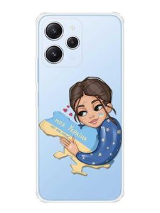 Чохол з потовщеними кутами на Xiaomi Redmi 12 :: Моя Україна (принт 2)