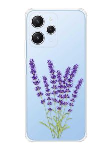 Чохол з потовщеними кутами на Xiaomi Redmi 12 :: Лаванда (принт 28)