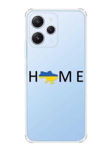 Чохол з потовщеними кутами на Xiaomi Redmi 12 :: Дім Україна (патріотичний принт 72)