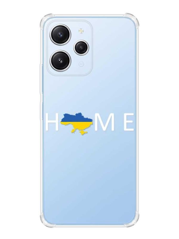 Чохол з потовщеними кутами на Xiaomi Redmi 12 :: Дім Україна (патріотичний принт 73)