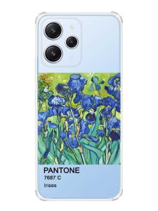 Чохол з потовщеними кутами на Xiaomi Redmi 12 :: Іриси (принт 75)