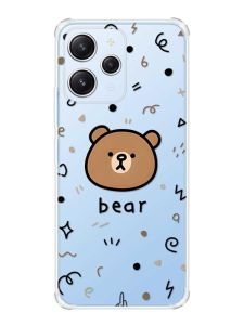 Чохол з потовщеними кутами на Xiaomi Redmi 12 :: Ведмедик (принт 76)