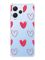 Чохол з потовщеними кутами на Xiaomi Redmi 12 :: Сердечка червоні (принт 77)