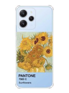 Чохол з потовщеними кутами на Xiaomi Redmi 12 :: Соняхи (принт 81)