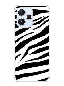 Чохол з потовщеними кутами на Xiaomi Redmi 12 :: Фон Зебра (принт 92)