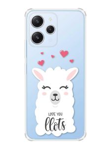 Чохол з потовщеними кутами на Xiaomi Redmi 12 :: Лама (принт 94)