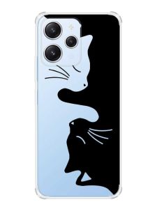 Чохол з потовщеними кутами на Xiaomi Redmi 12 :: Котики (принт 118)