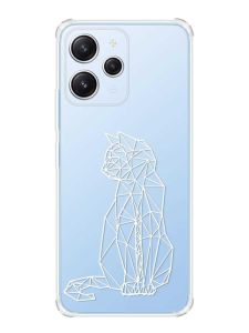 Чохол з потовщеними кутами на Xiaomi Redmi 12 :: Котик (принт 125)