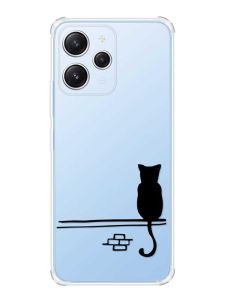 Чохол з потовщеними кутами на Xiaomi Redmi 12 :: Кіт (принт 130)