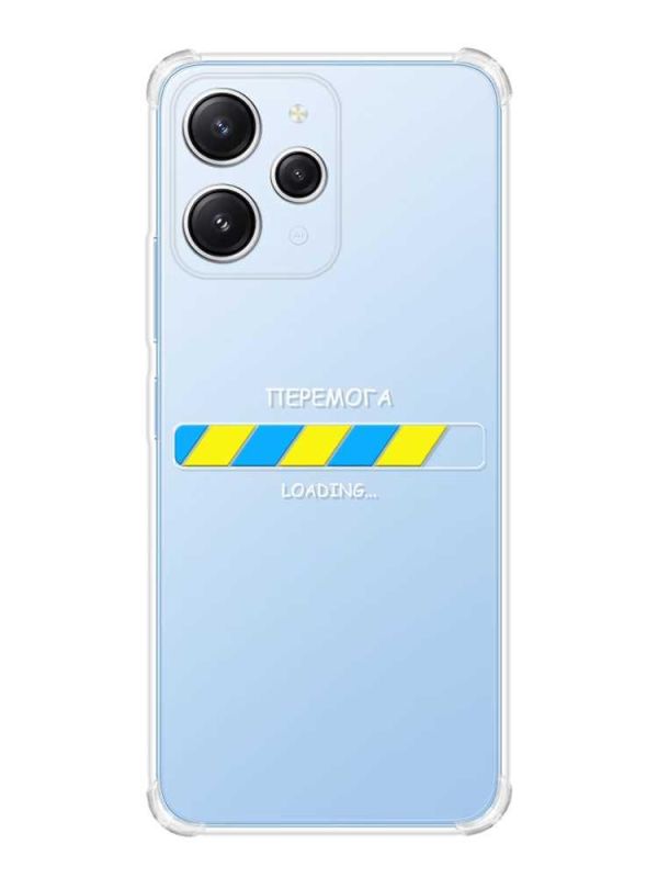 Чохол з потовщеними кутами на Xiaomi Redmi 12 :: Перемога Завантаження (патріотичний принт 880)