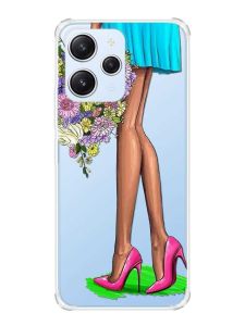 Чохол з потовщеними кутами на Xiaomi Redmi 12 :: Квітковий настрій (принт 226)