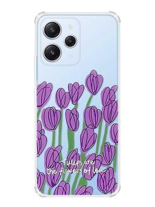 Чохол з потовщеними кутами на Xiaomi Redmi 12 :: Тюльпани (принт 265)