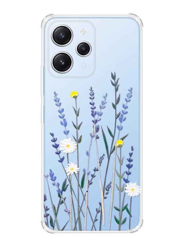 Чохол з потовщеними кутами на Xiaomi Redmi 12 :: Польові квіти (принт 270)