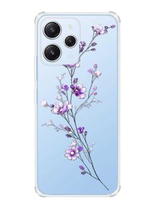 Чохол з потовщеними кутами на Xiaomi Redmi 12 :: Гілочка квітів (принт 278)