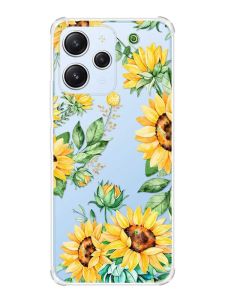 Чохол з потовщеними кутами на Xiaomi Redmi 12 :: Соняхи (принт 288)