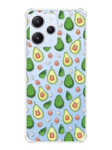Чохол з потовщеними кутами на Xiaomi Redmi 12 :: Авокадо з котиками (принт 301)