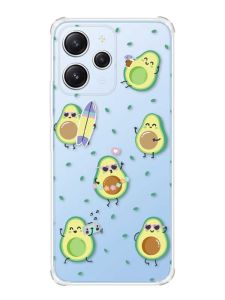 Чохол з потовщеними кутами на Xiaomi Redmi 12 :: Авокадо на відпочинку (принт 302)