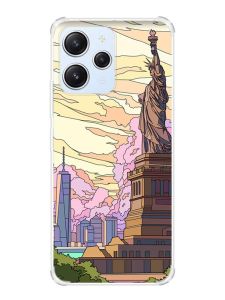 Чохол з потовщеними кутами на Xiaomi Redmi 12 :: Статуя Свободи (принт 331)