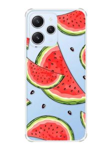 Чохол з потовщеними кутами на Xiaomi Redmi 12 :: Скибки кавуна (принт 342)