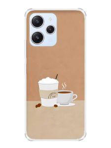 Чохол з потовщеними кутами на Xiaomi Redmi 12 :: Кава (принт 108)